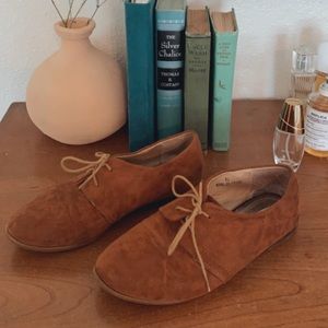 Leather suede loafers